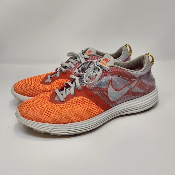 Nike Men Lunar Montreal Running Shoes Sneakers Size 11 Orange Gray Lightweight main image 4